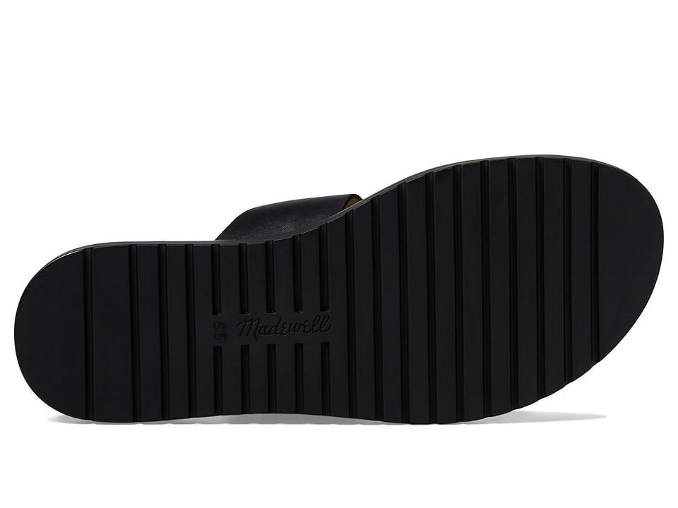 Sorel Womens Dayspring Leather Platform Slide Sandals Product Image
