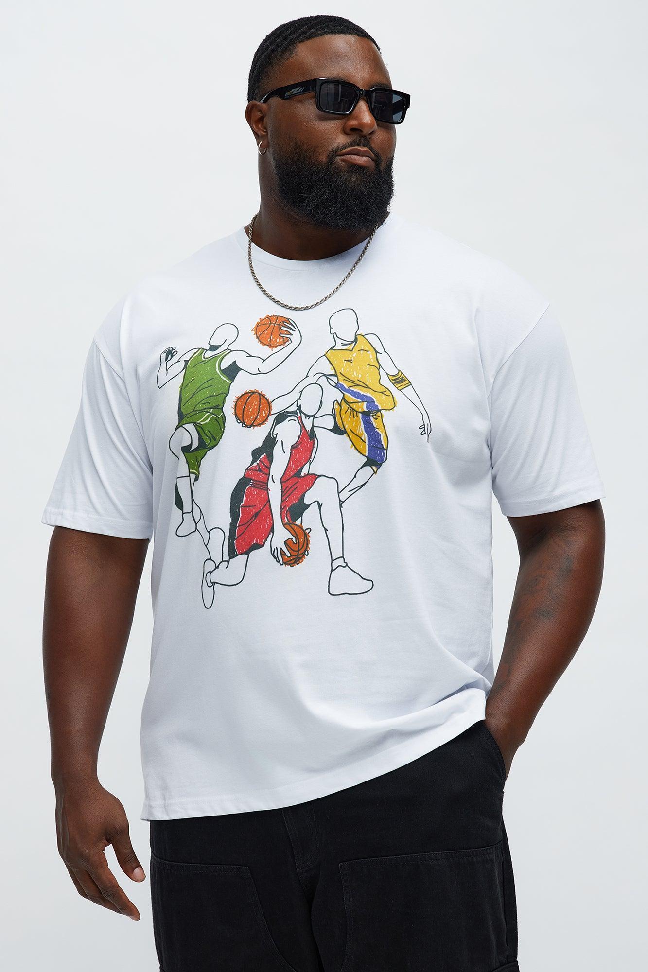 Ball Is Life Short Sleeve Tee - White Product Image