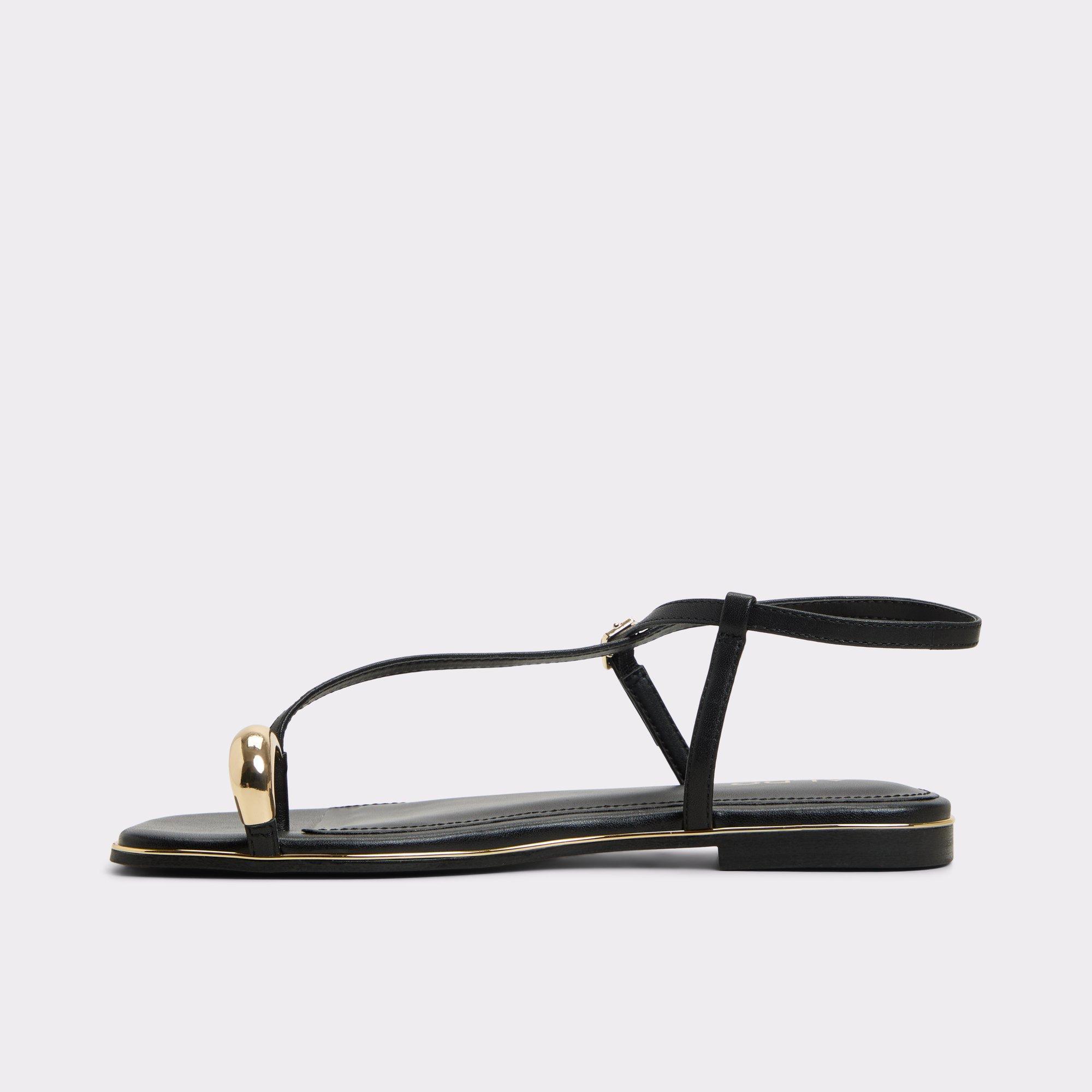 ALDO Jomalina - Women's Flat Sandals - Black, Size 7 Product Image