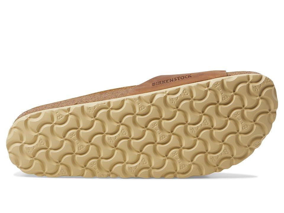 Birkenstock Womens Madrid Big Buckle Detail Oiled Leather Sandals Product Image