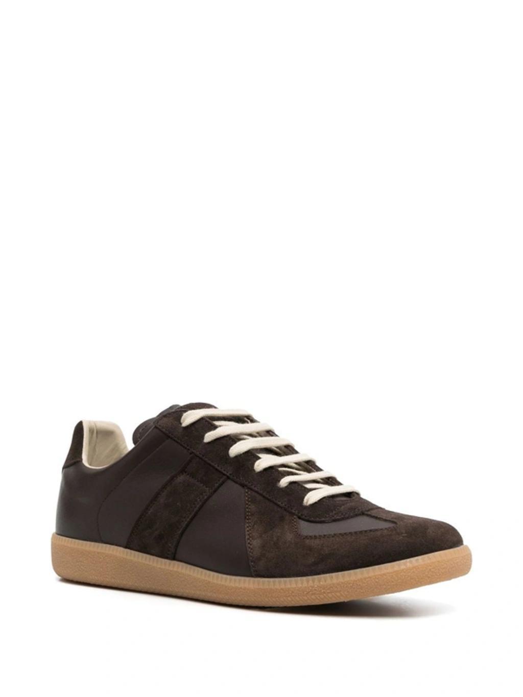 MAISON MARGIELA Replica Low-top Sneakers In Brown Product Image
