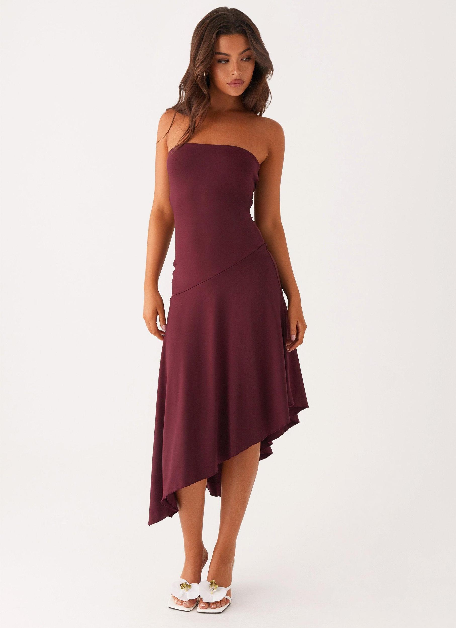 Juliana Midi Dress - Mulberry Product Image