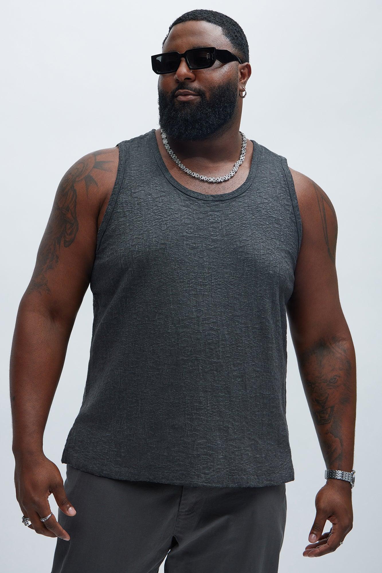 Calvin Washed Tank - Black Product Image