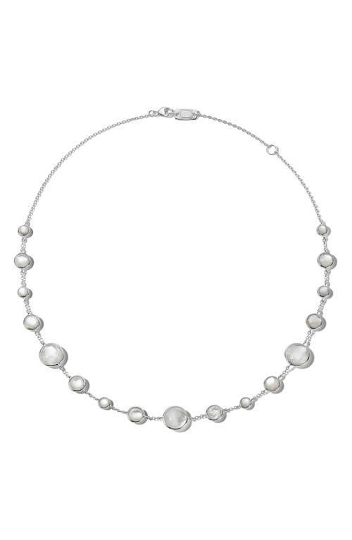 Womens Lollipop Short Lollitini Sterling Silver, Mother-Of-Pearl & Doublet Necklace Product Image
