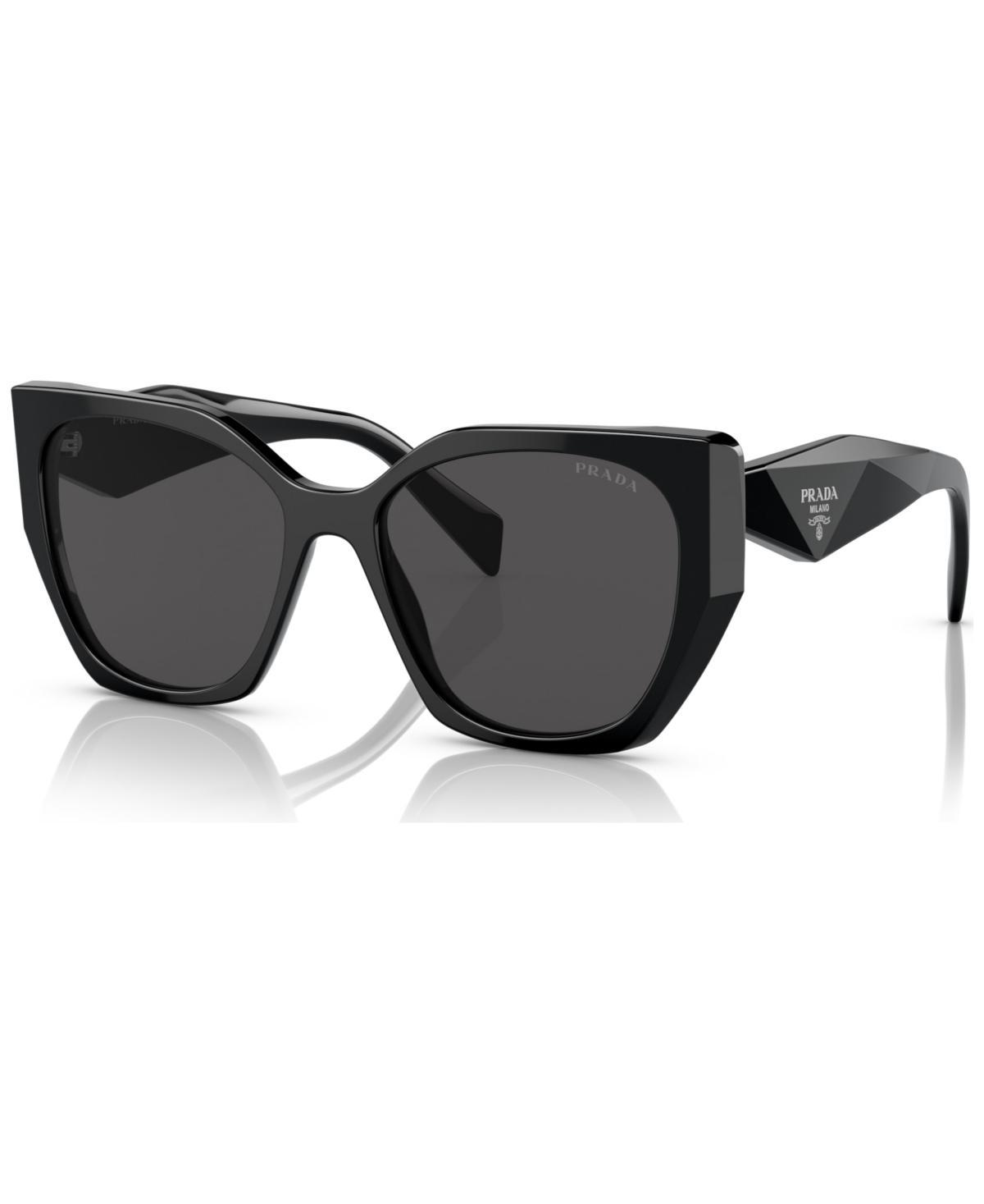 PRADA Pr 19zs 1ab5s0 55mm Womens Butterfly Sunglasses In Black Product Image