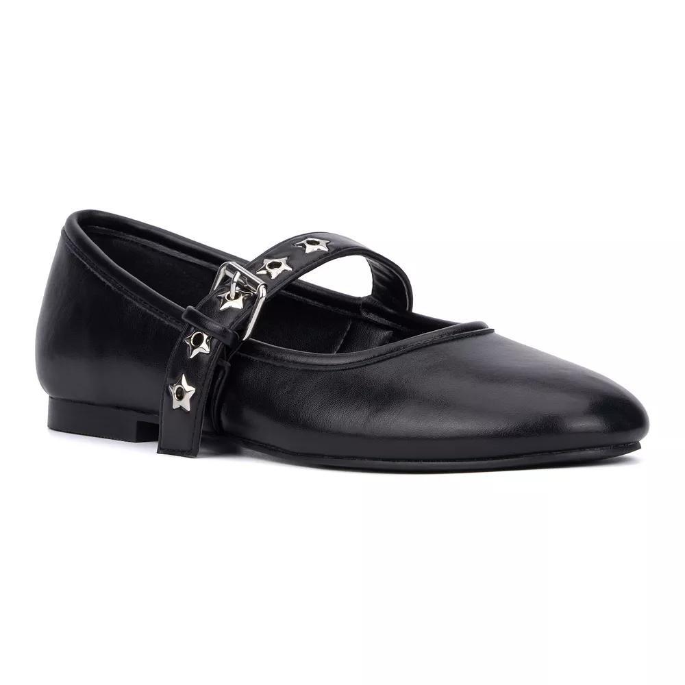 Olivia Miller Element Women's Maryjane Flats, Size: 6.5, Red Product Image