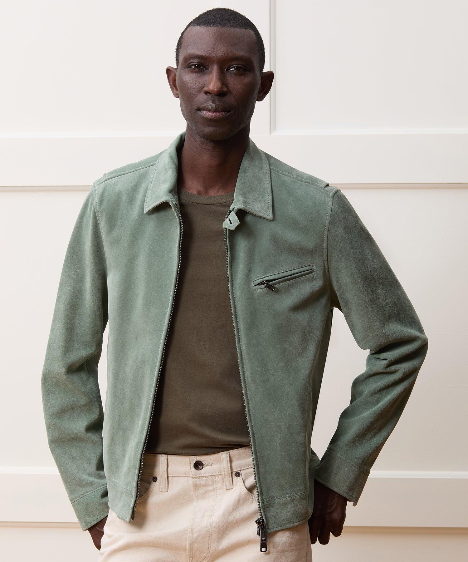 Italian Suede Dean Jacket Product Image
