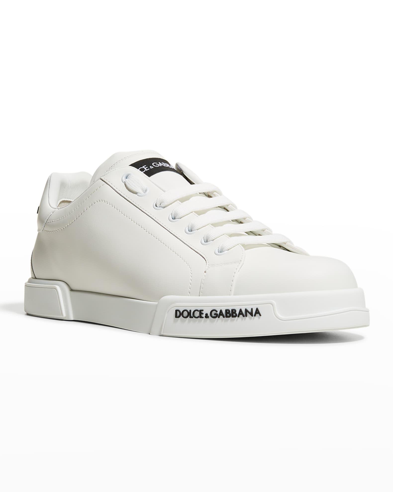 Men's Portofino Calf Leather Low-Top Sneakers Product Image