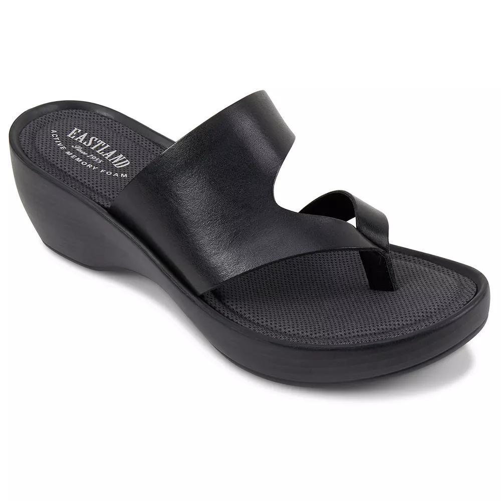 Eastland Laurel Womens Leather Thong Sandals Product Image