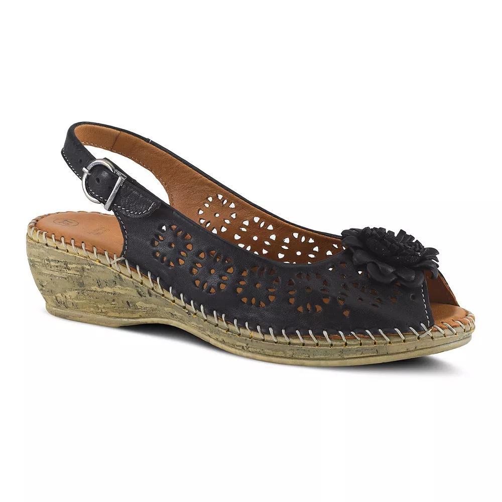 Spring Step Belford Women's Leather Slingback Sandals, Size: 39, Black Product Image
