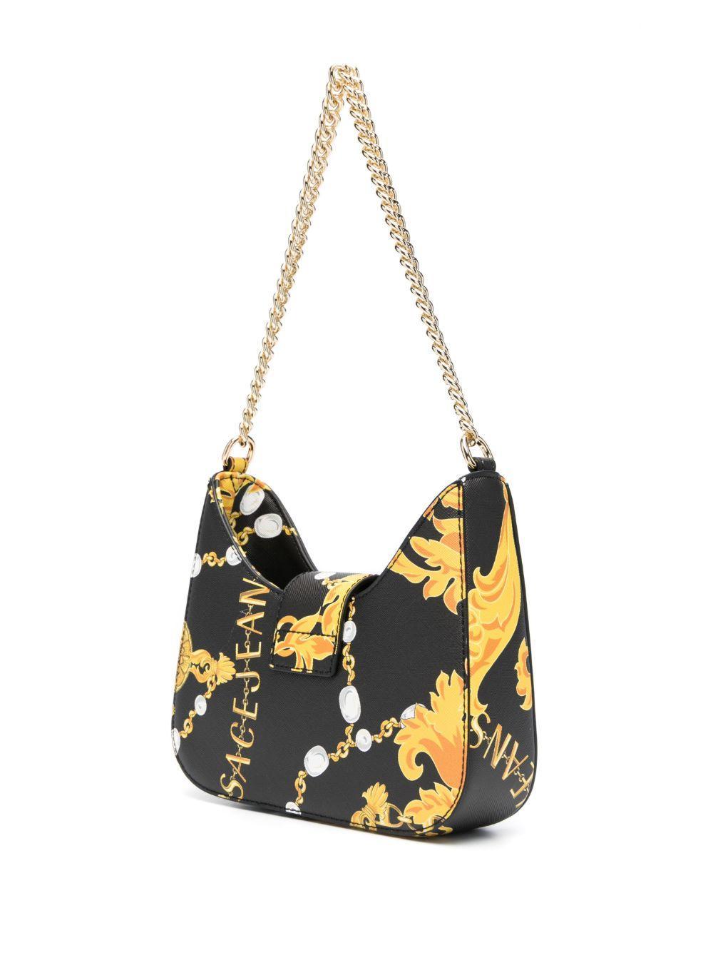 Chain Couture-print shoulder bag Product Image