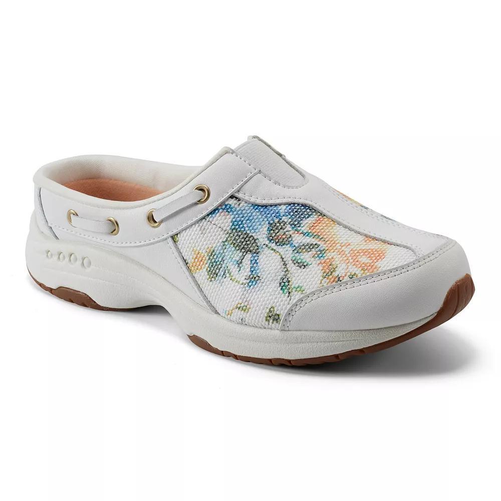 Easy Spirit Travelknot Women's Mules, Size: 8.5, White Watercolor Team Product Image