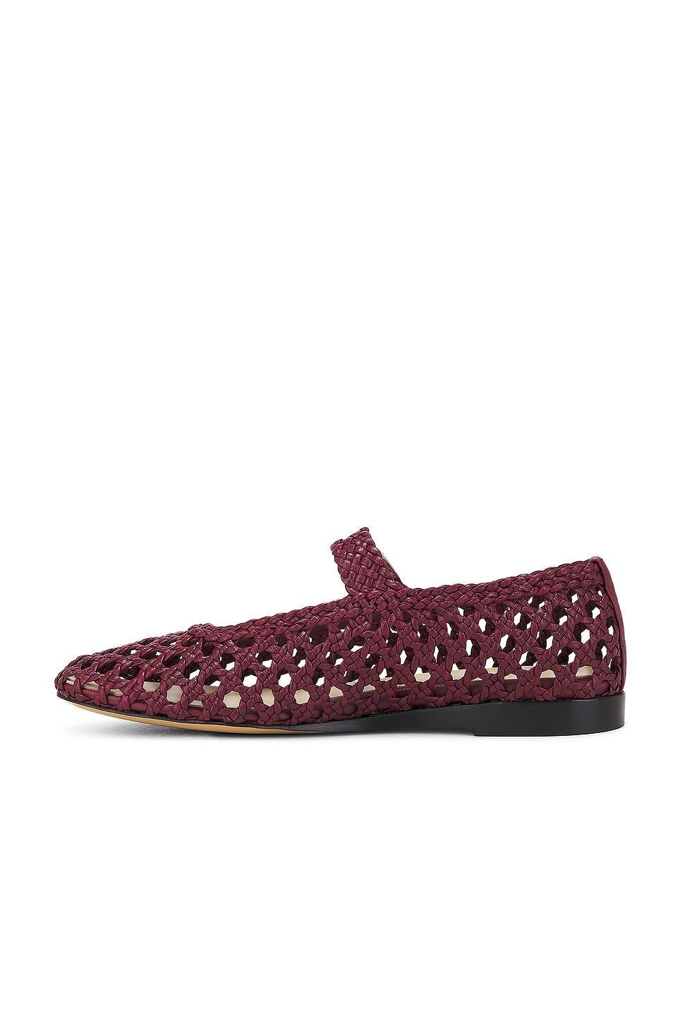 Mary Jane Woven Flat Product Image