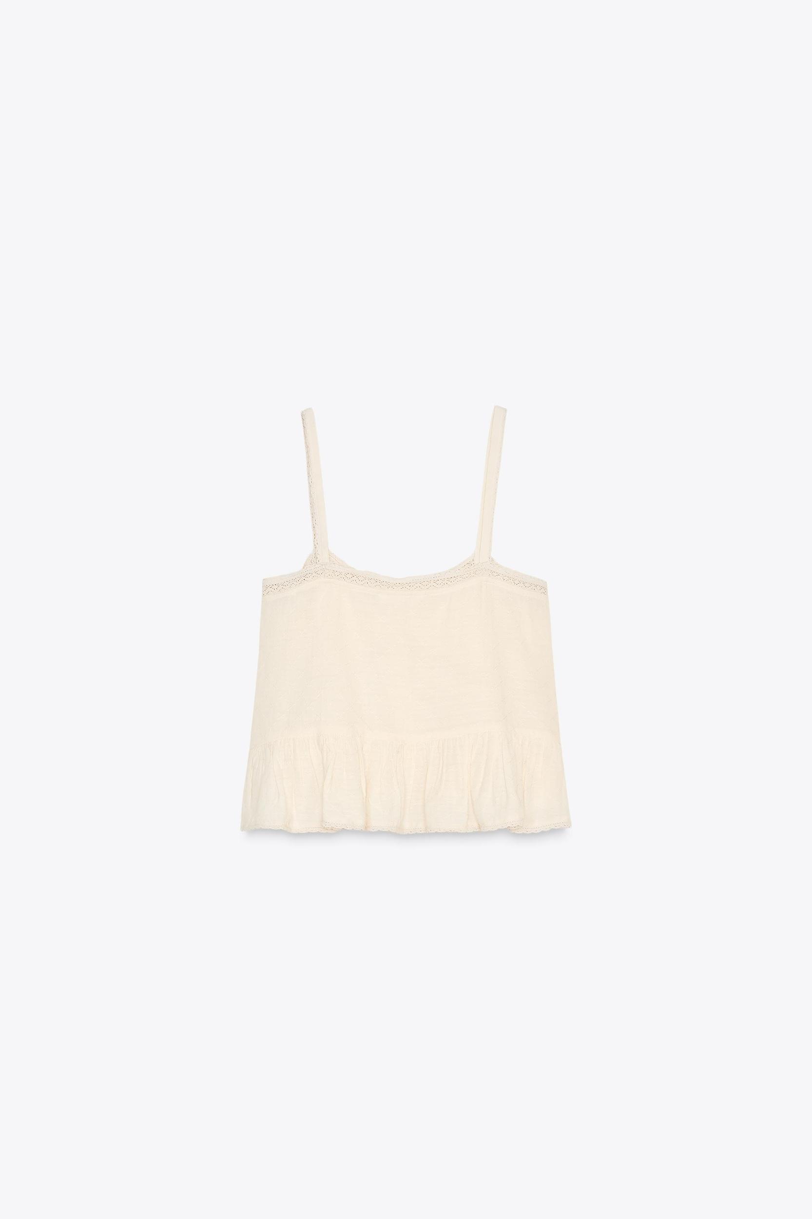 EMBROIDERED LACE TOP Product Image