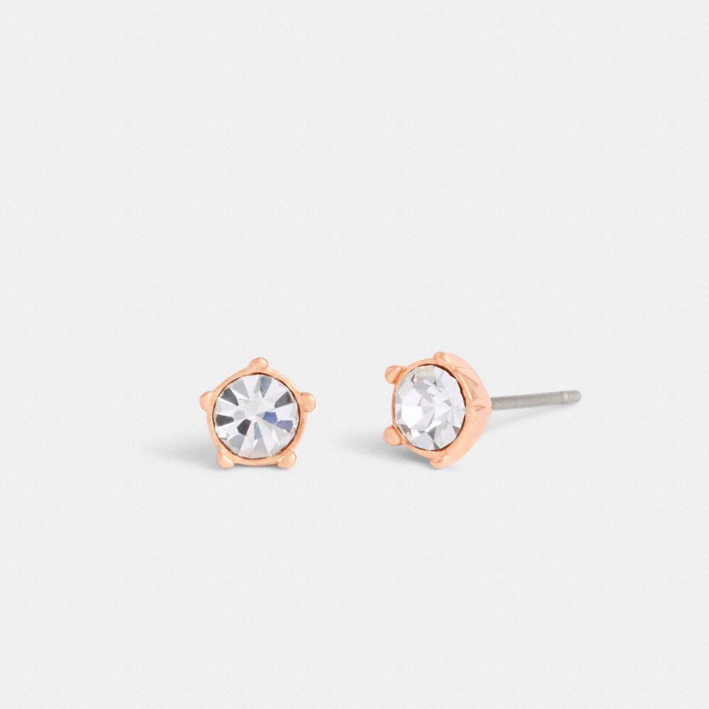 Halo Tea Rose Stud Earrings Product Image