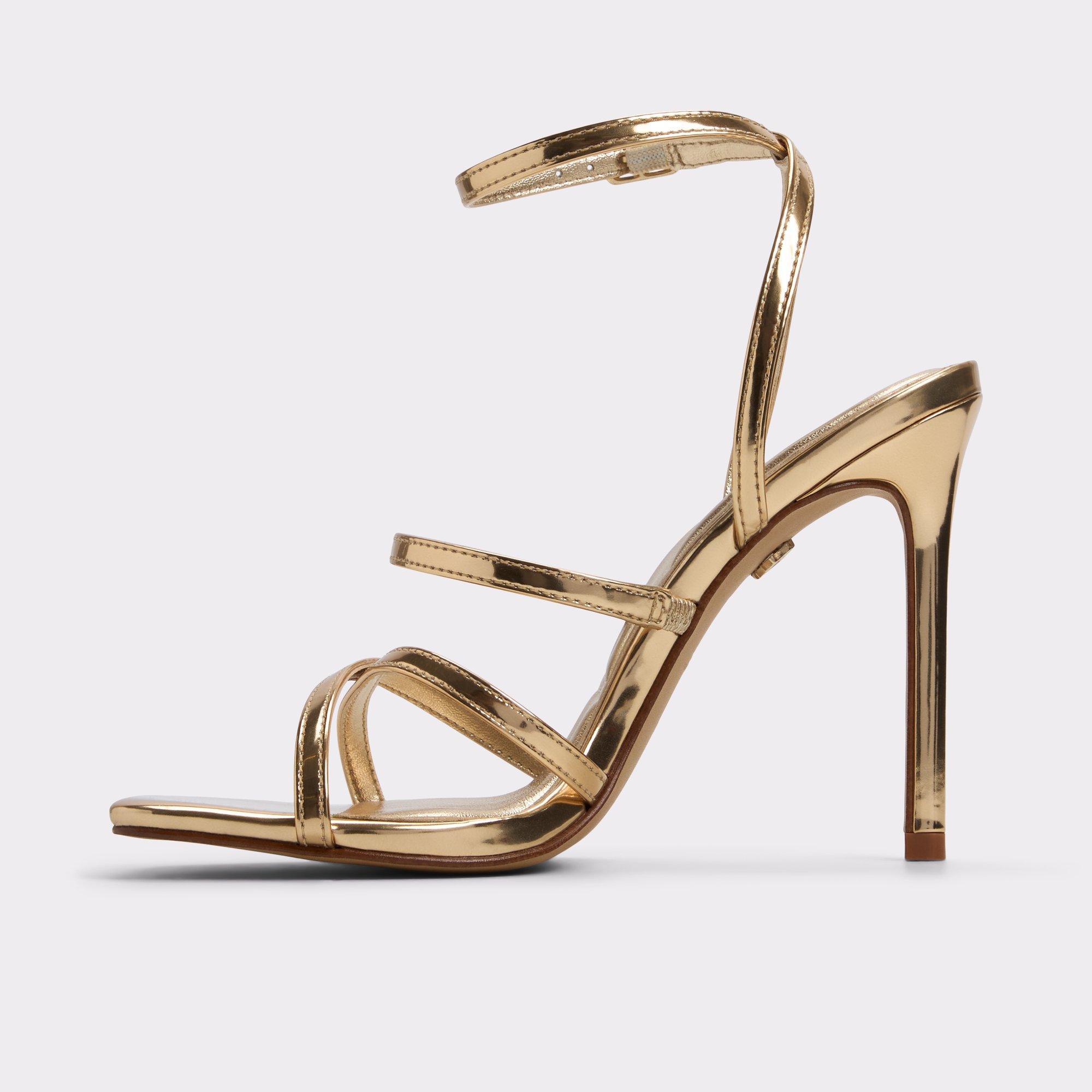 ALDO Galoi - Women's Iridescent Metallic Collection - Gold, Size 7.5 Product Image