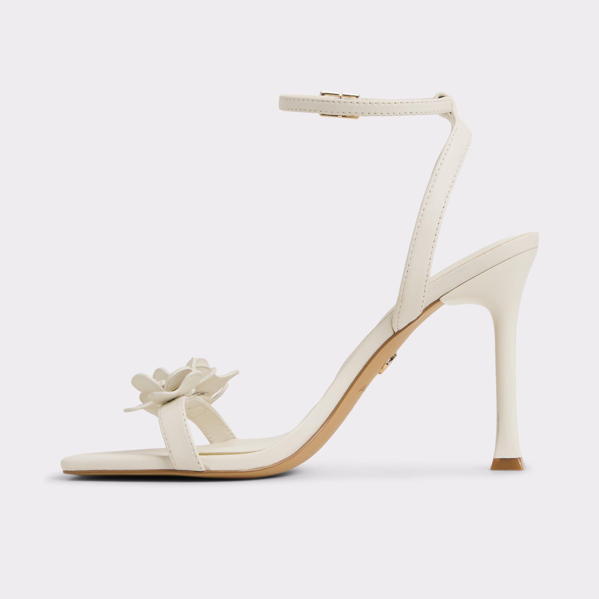 ALDO Daisylily - Women's Heeled Sandal Sandals - White, Size 13 Product Image