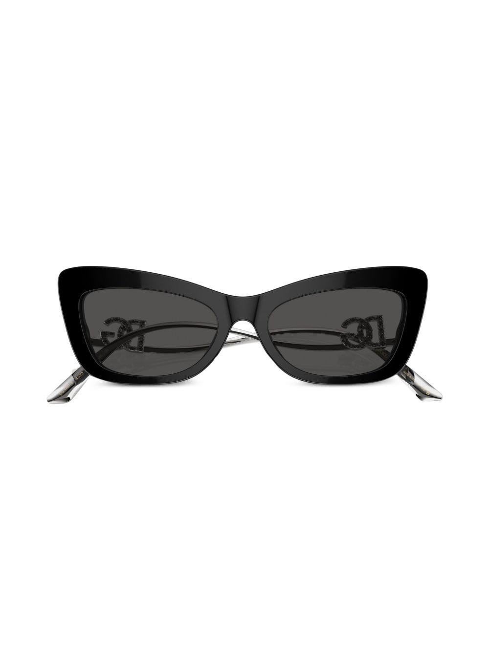 DOLCE & GABBANA Dg4467b Prescription Compatible Cat Eye Sunglasses, 55mm In Multi Product Image
