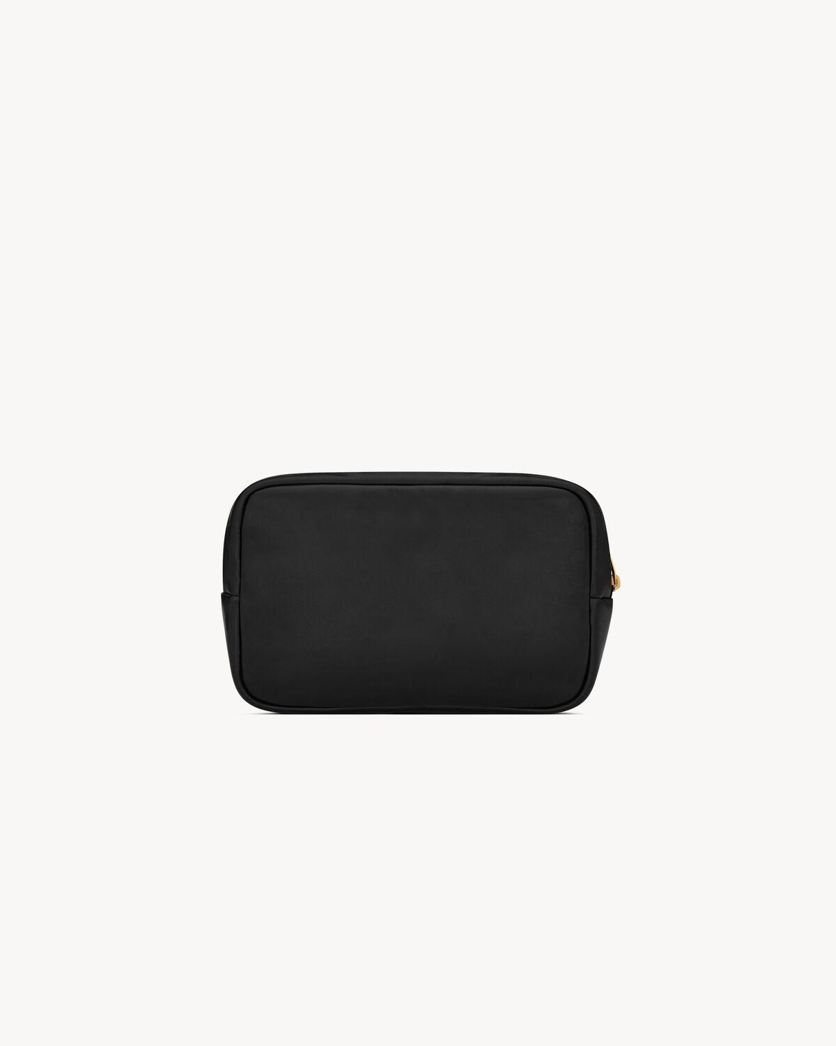 CALYPSO cosmetic pouch in lambskin | Saint Laurent | YSL.com Product Image