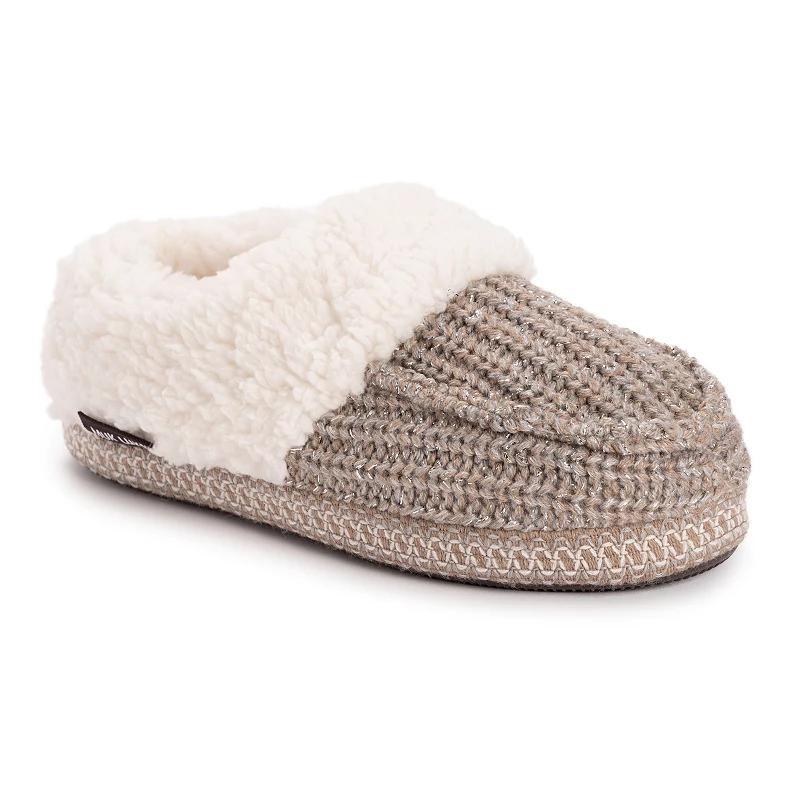Women's MUK LUKS Moselle Clog Slippers, Size: Small, Moonstone Product Image