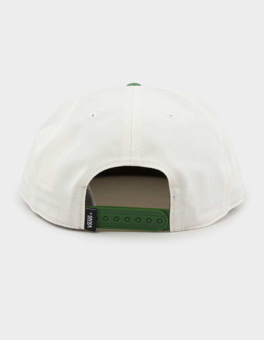 VANS Design Co. Low 5 Panel Snapback Hat - GREEN/WHITE Product Image