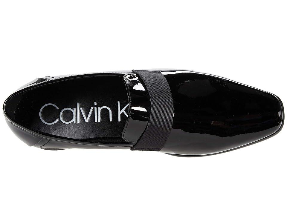 Calvin Klein Bernard Black/Patent PU) Men's Shoes Product Image