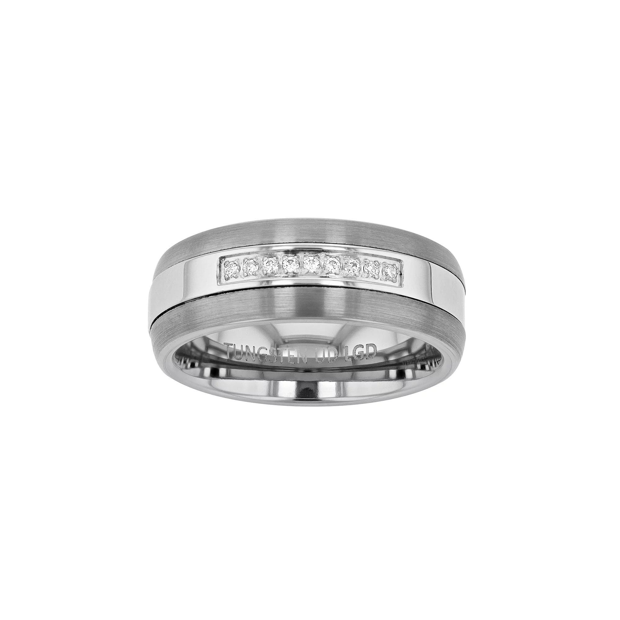 Diamond Brilliance Men's 1/10 Carat T.W. Lab-Created Diamond Band Ring, White Product Image