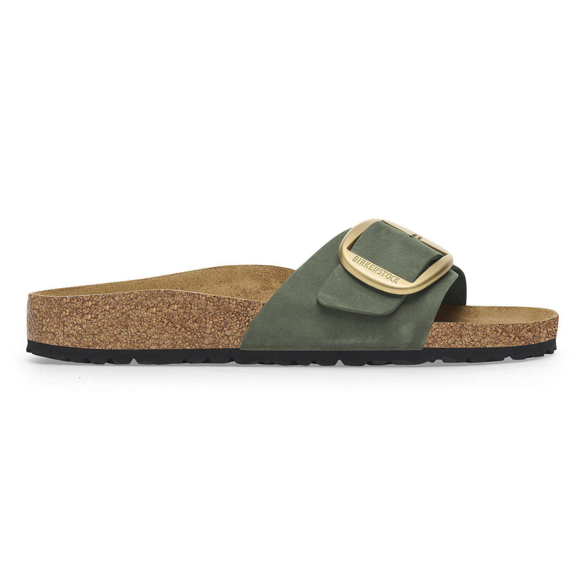 Madrid Big Buckle Nubuck Leather Thyme Product Image