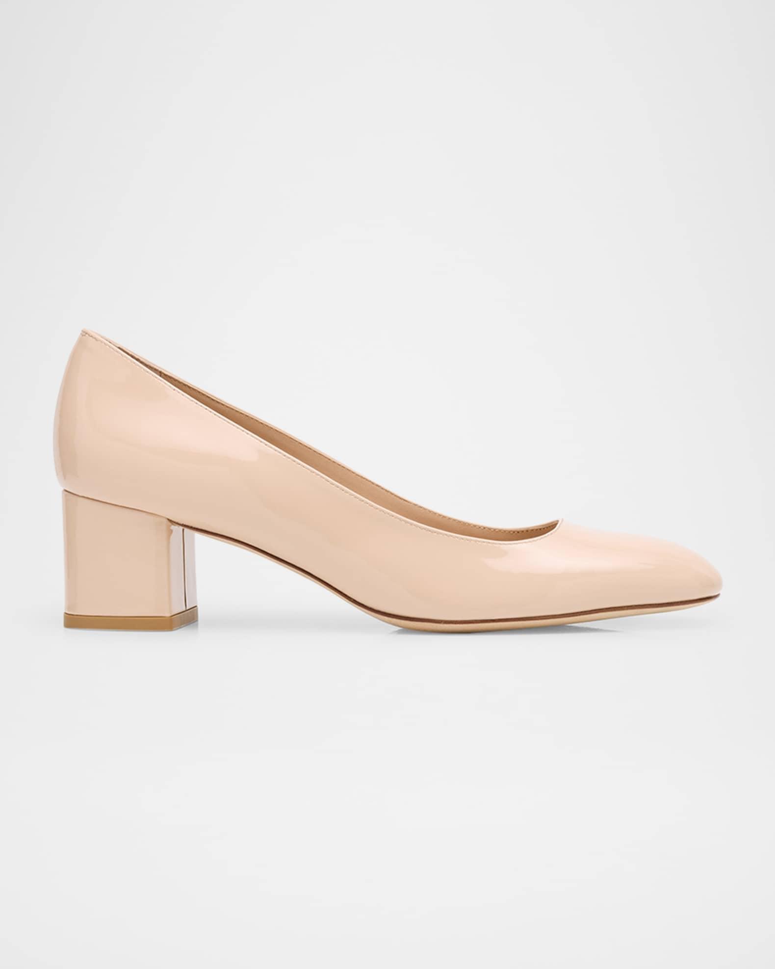 Maeve Patent Block-Heel Pumps Product Image