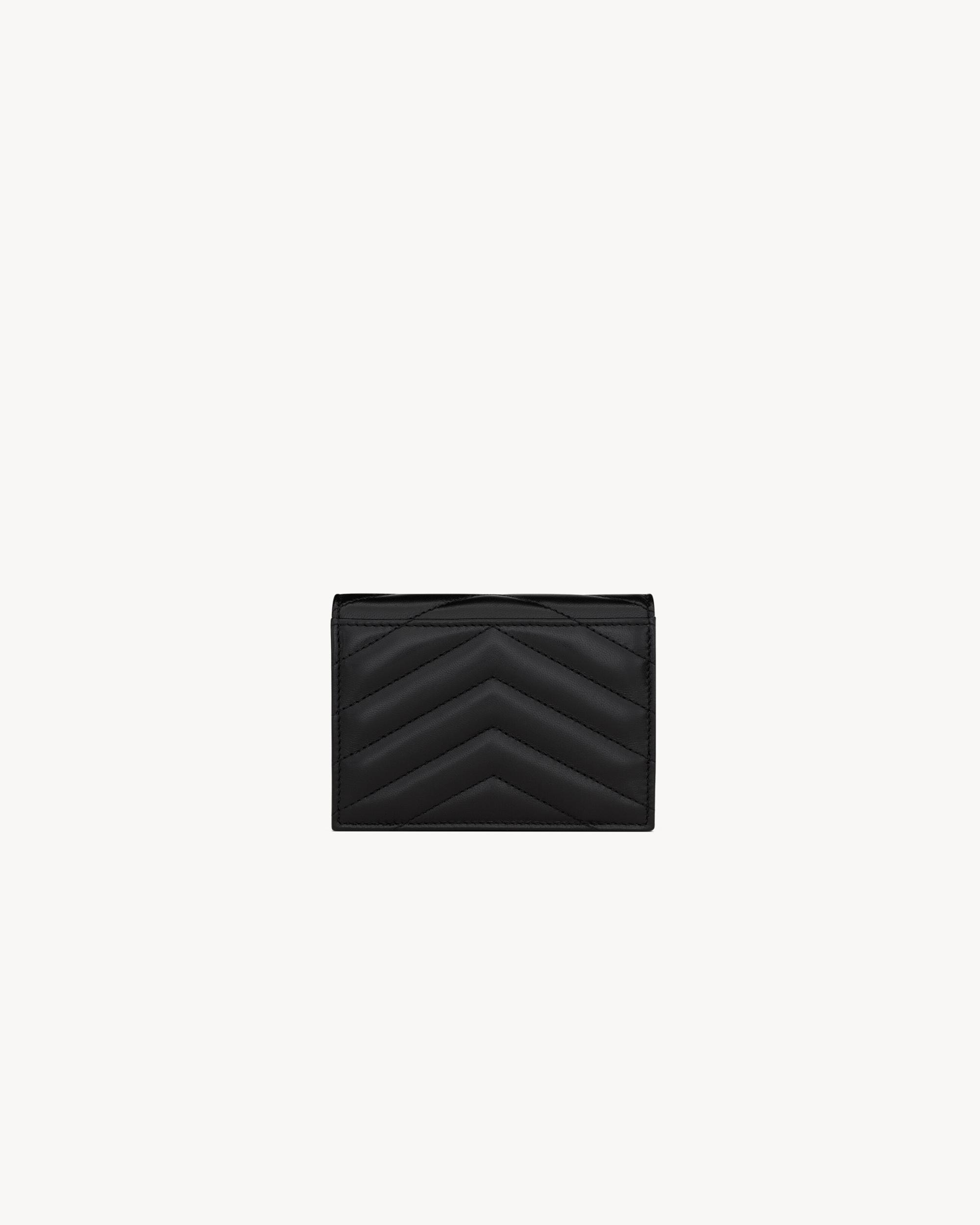 CASSANDRE MATELASSÉ FLAP CARD CASE IN LAMBSKIN Product Image
