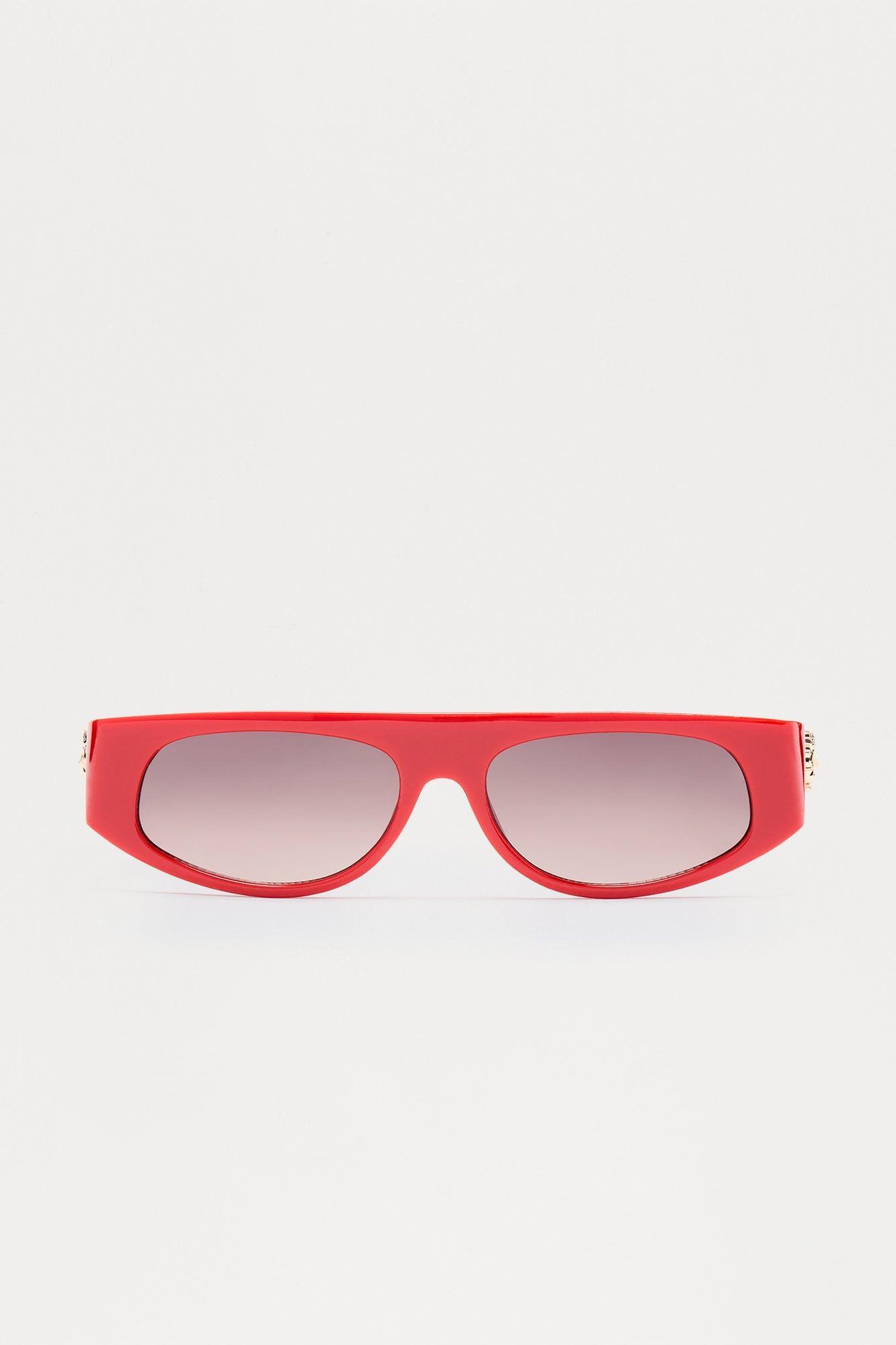 Vancouver Flat Top Sunglasses - Red/combo Product Image