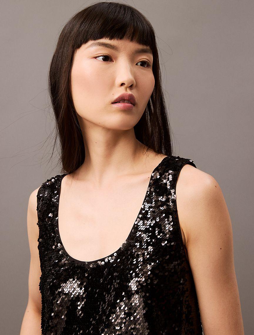 Sequin Tank Top Product Image