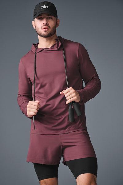 Conquer Reform Long Sleeve With Hood - Burgundy Truffle Product Image