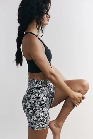 Never Better Printed Bike Shorts Product Image