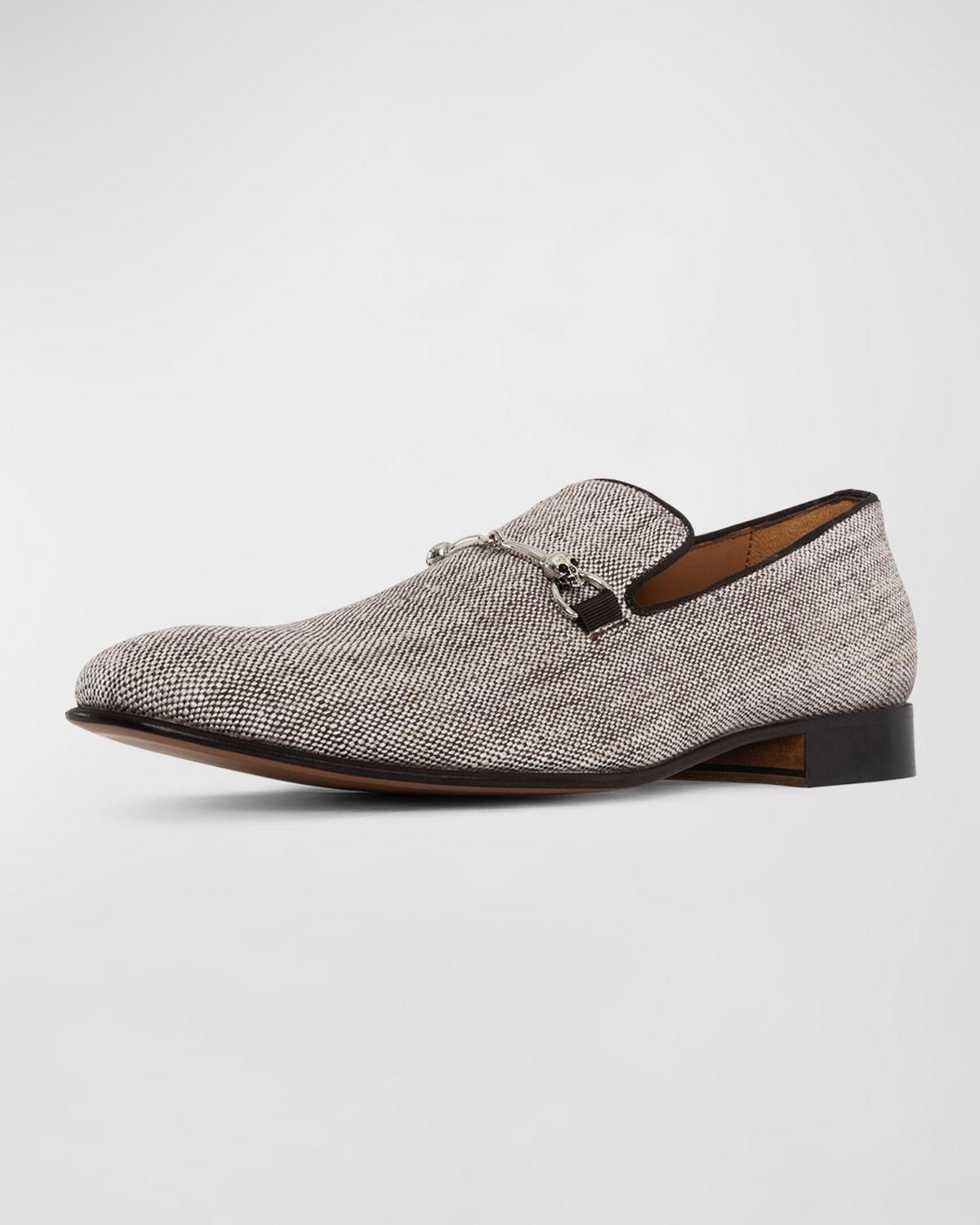 Mens Shawn Canvas Bit Loafers Product Image