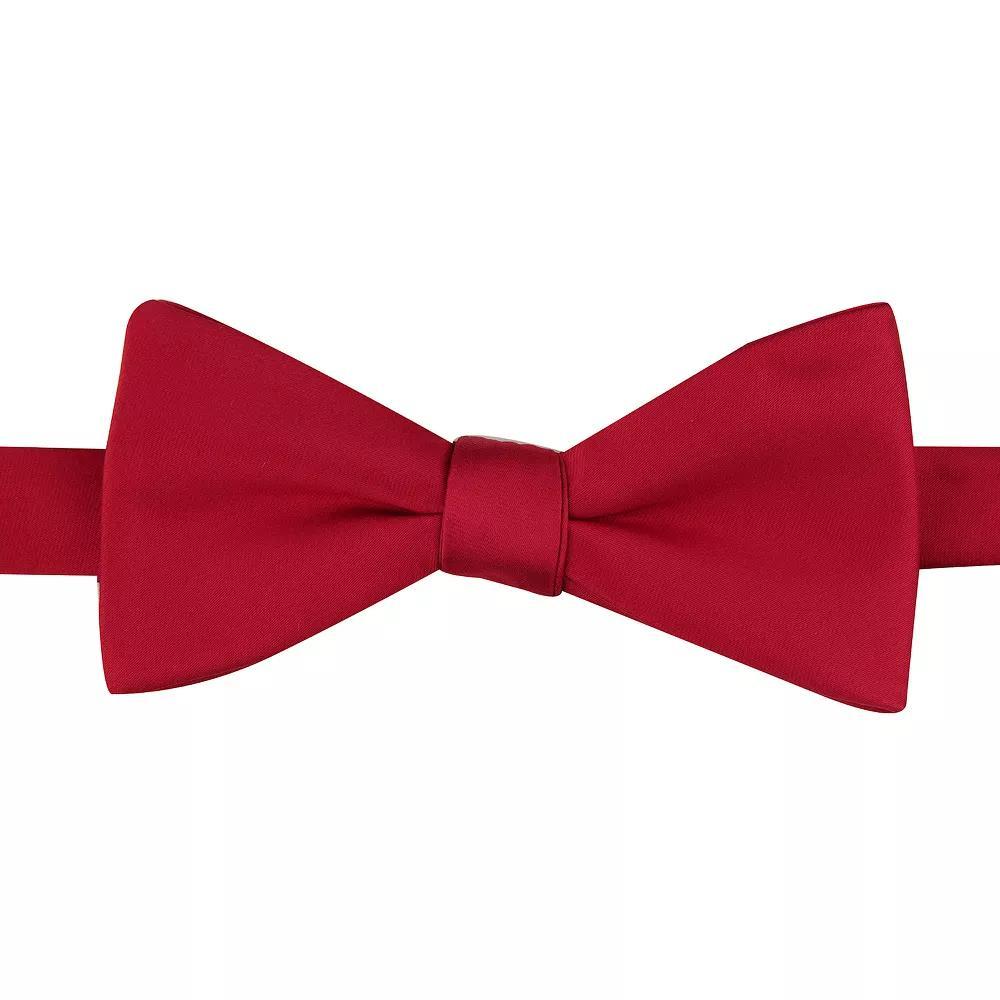 Men's Bespoke Pre-Tied Sateen Bow Tie, Cadet Sateen Product Image