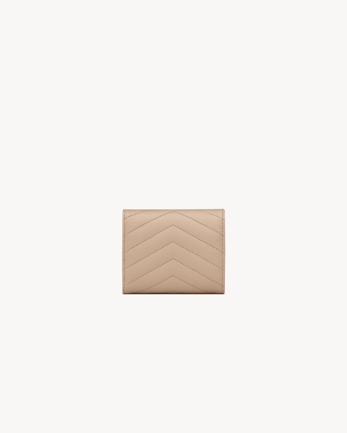 cassandre matelassé multi-folded wallet in grain de poudre leather Product Image