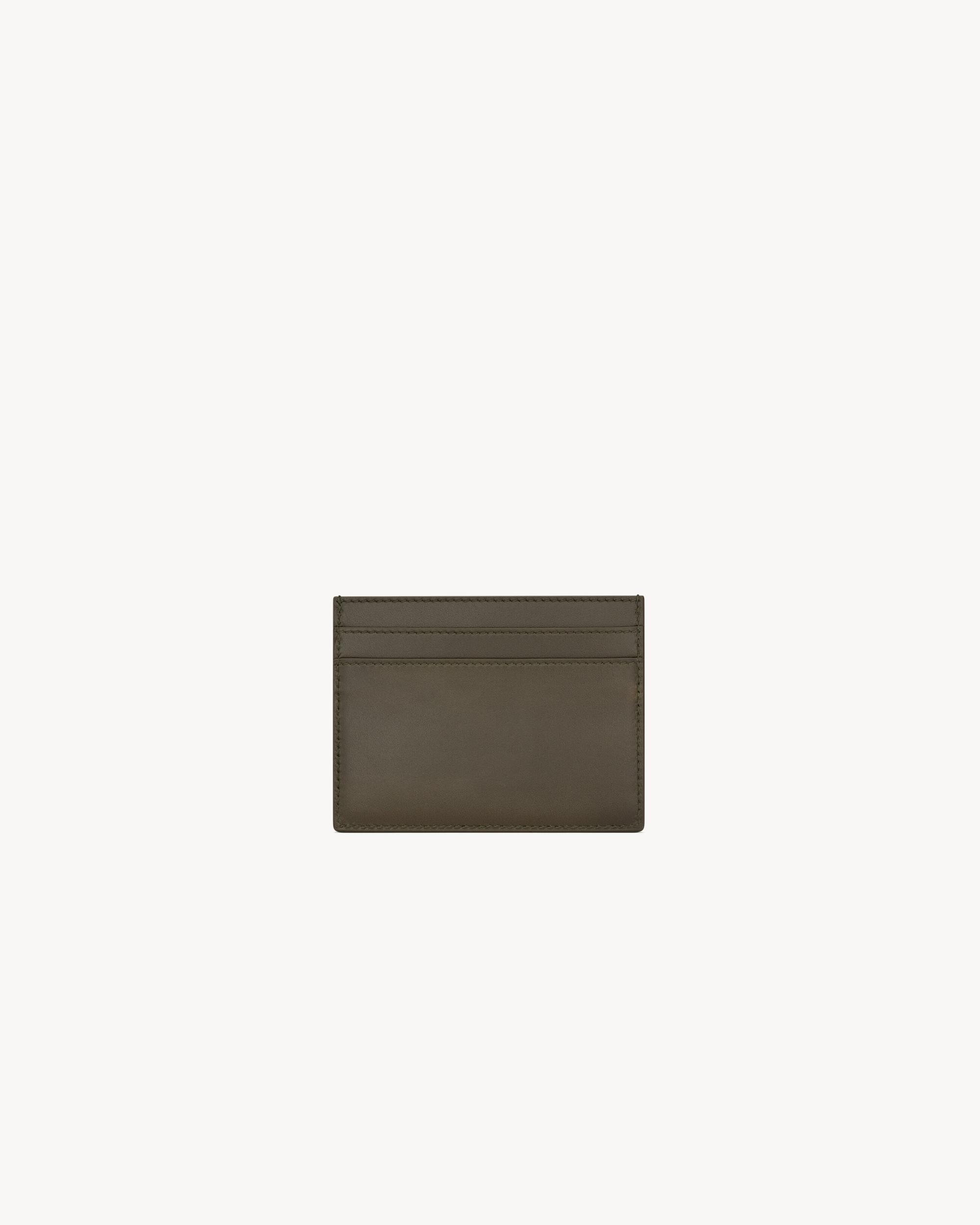 TINY CASSANDRE card case in grained leather Product Image