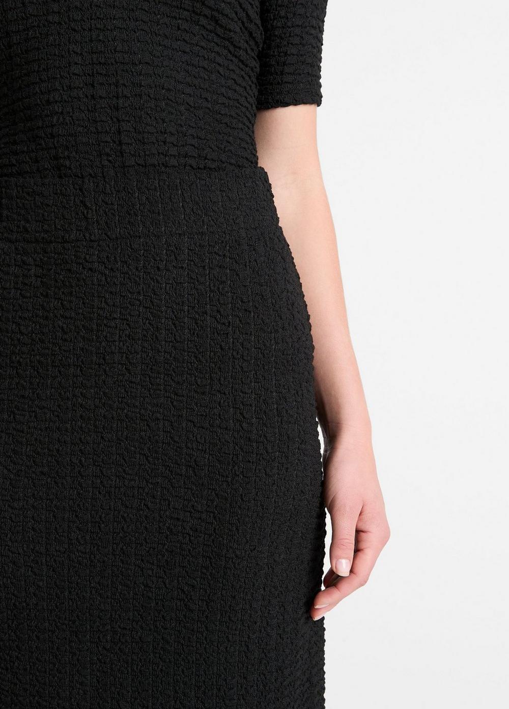 Womens Smocked Skirt, Black, Size L Vince Product Image
