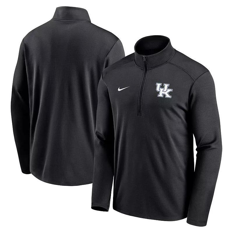 Men's Nike  Black Kentucky Wildcats Primetime Pacer Performance Half-Zip Top, Size: Medium Product Image