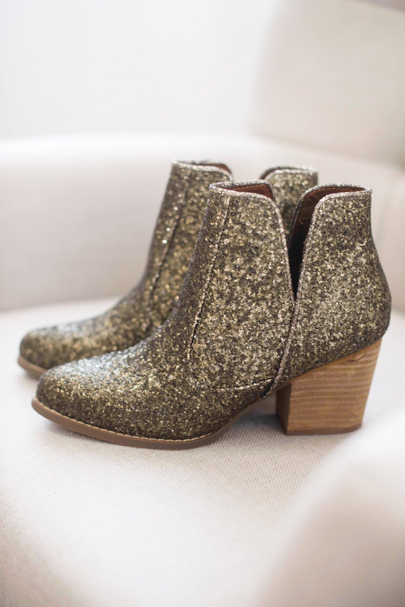 Not Rated Tarim Bronze Booties Product Image