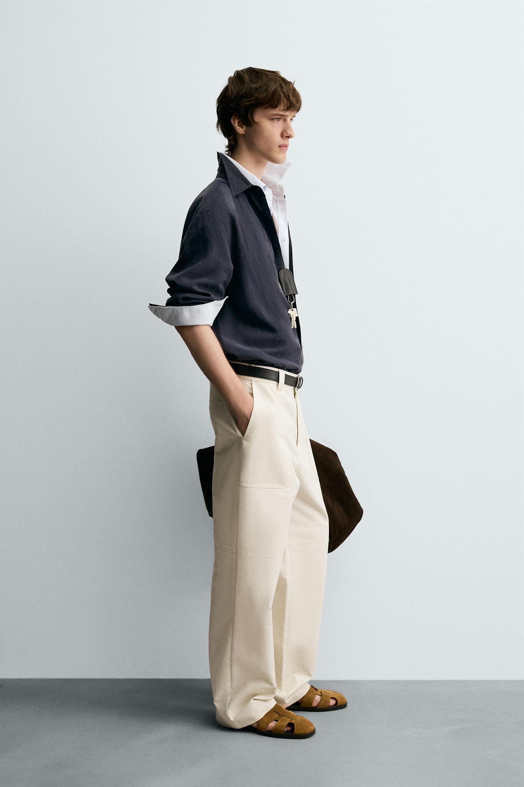 RELAXED FIT FLOWY SHIRT Product Image