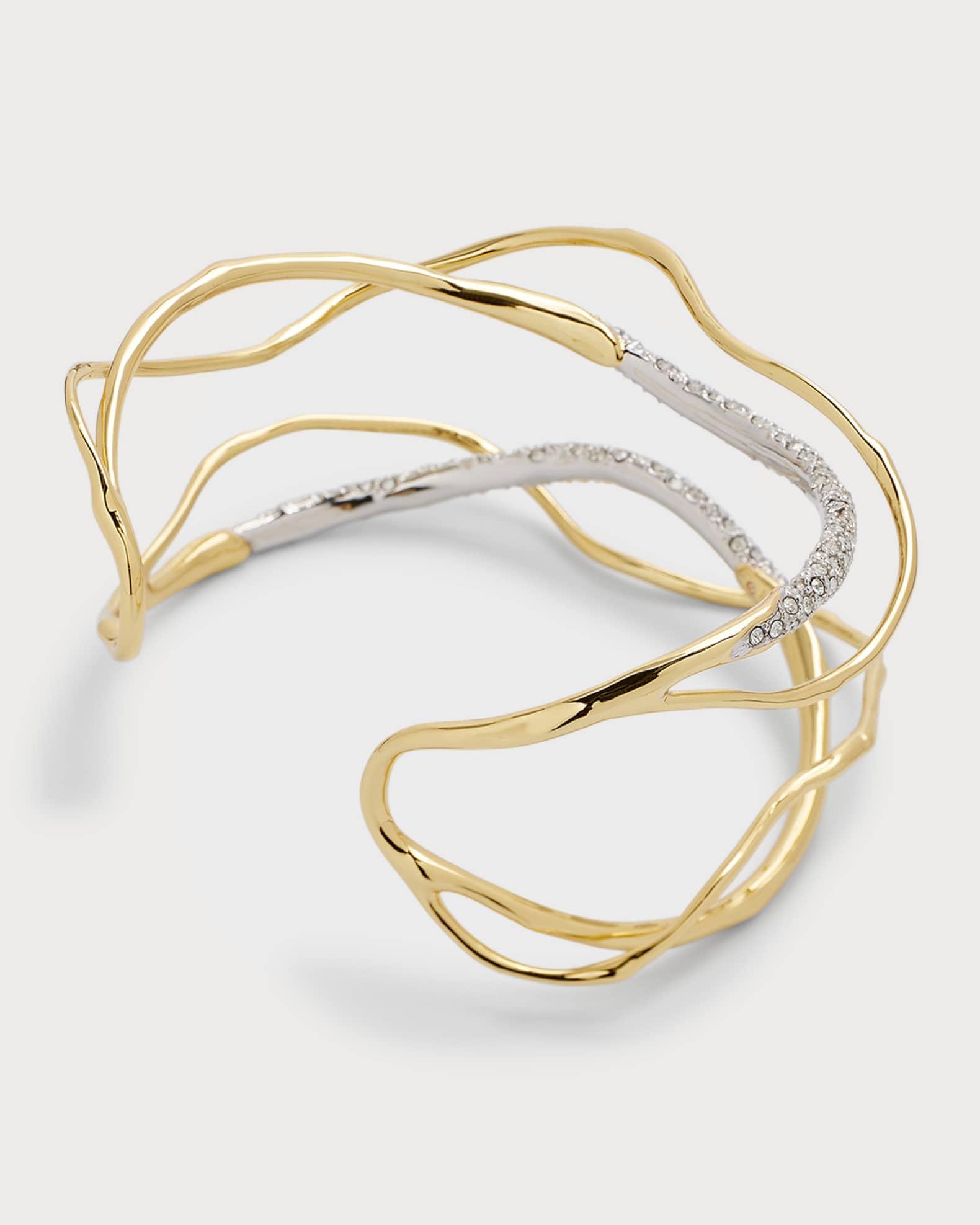 Solanales Crystal Cuff Bracelet Product Image