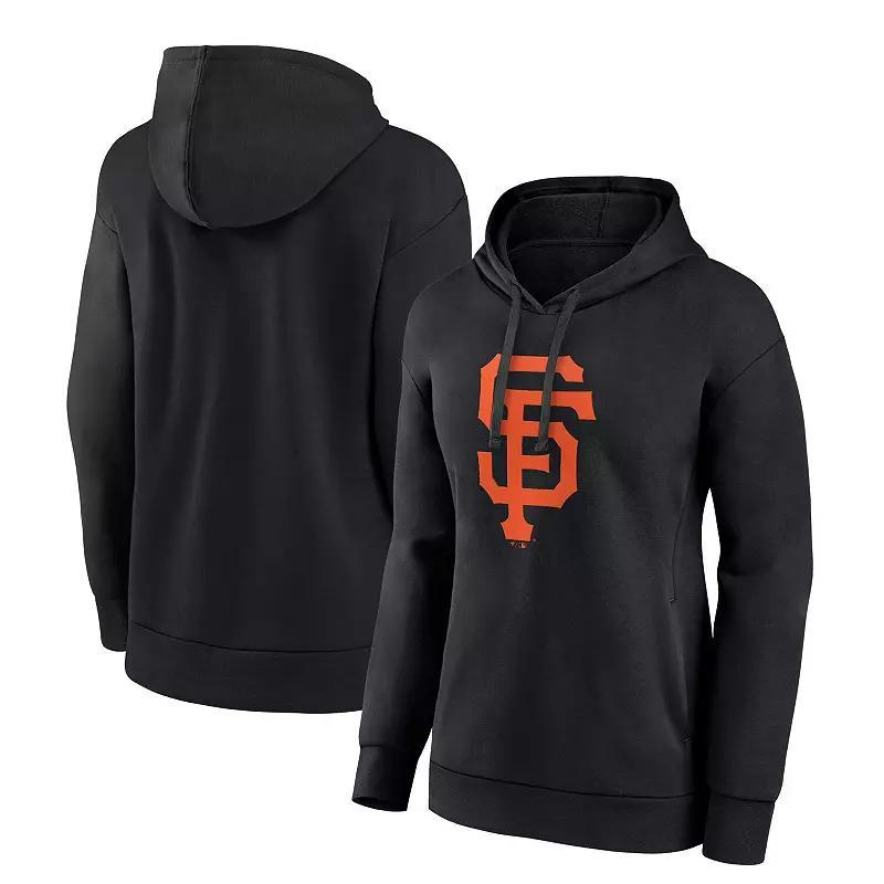 Womens Fanatics Branded Milwaukee Brewers Logo Pullover Hoodie Blue Product Image