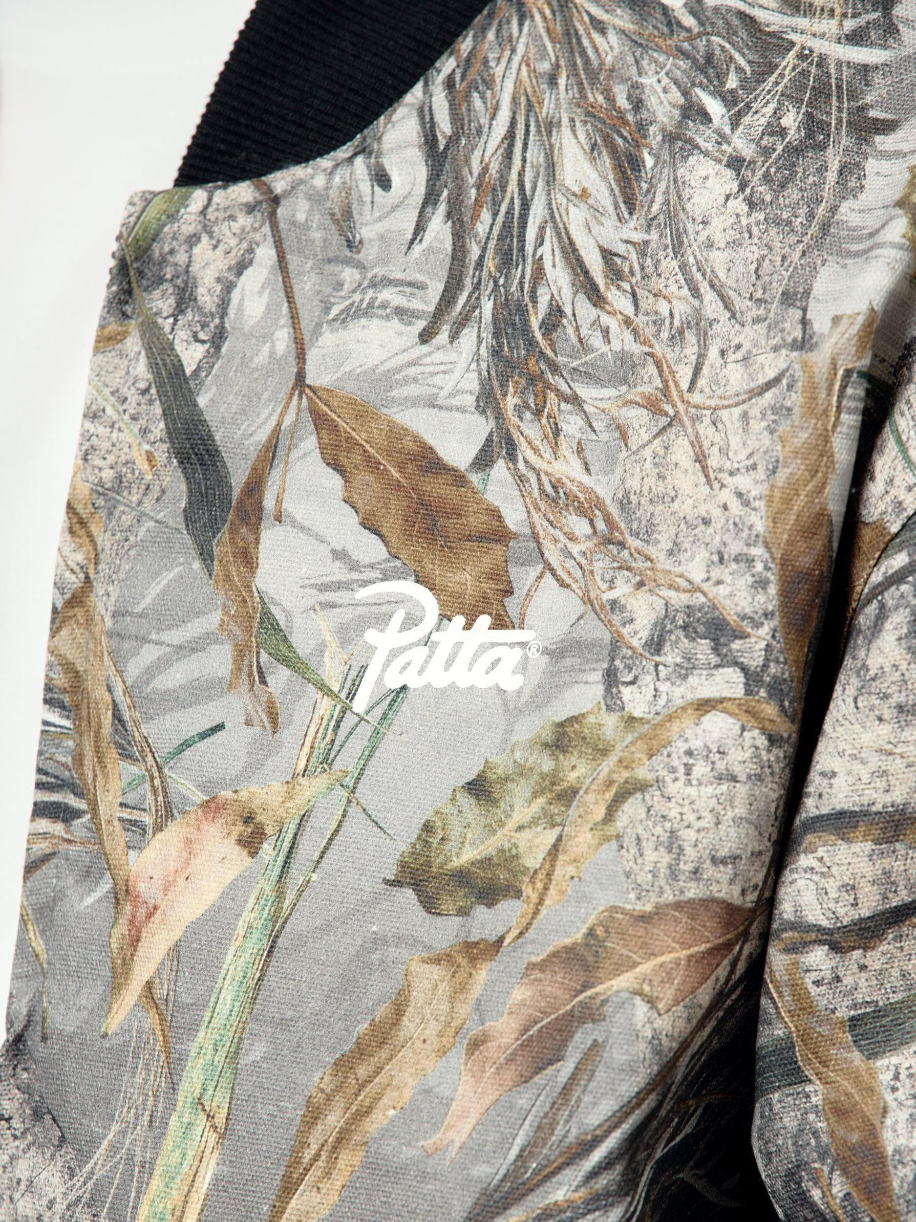 Reversible Canvas Bomber Jacket (Nature Print) Product Image