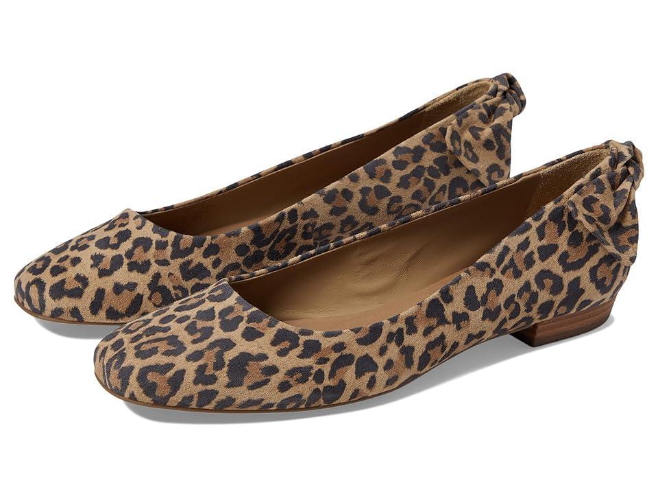 Womens Eloisa Leather Bow Flats Product Image