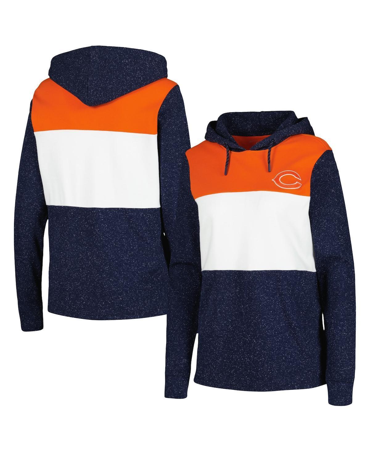 Women's Antigua Navy Chicago Bears Wicket Pullover Hoodie, Size: XL, Blue Product Image
