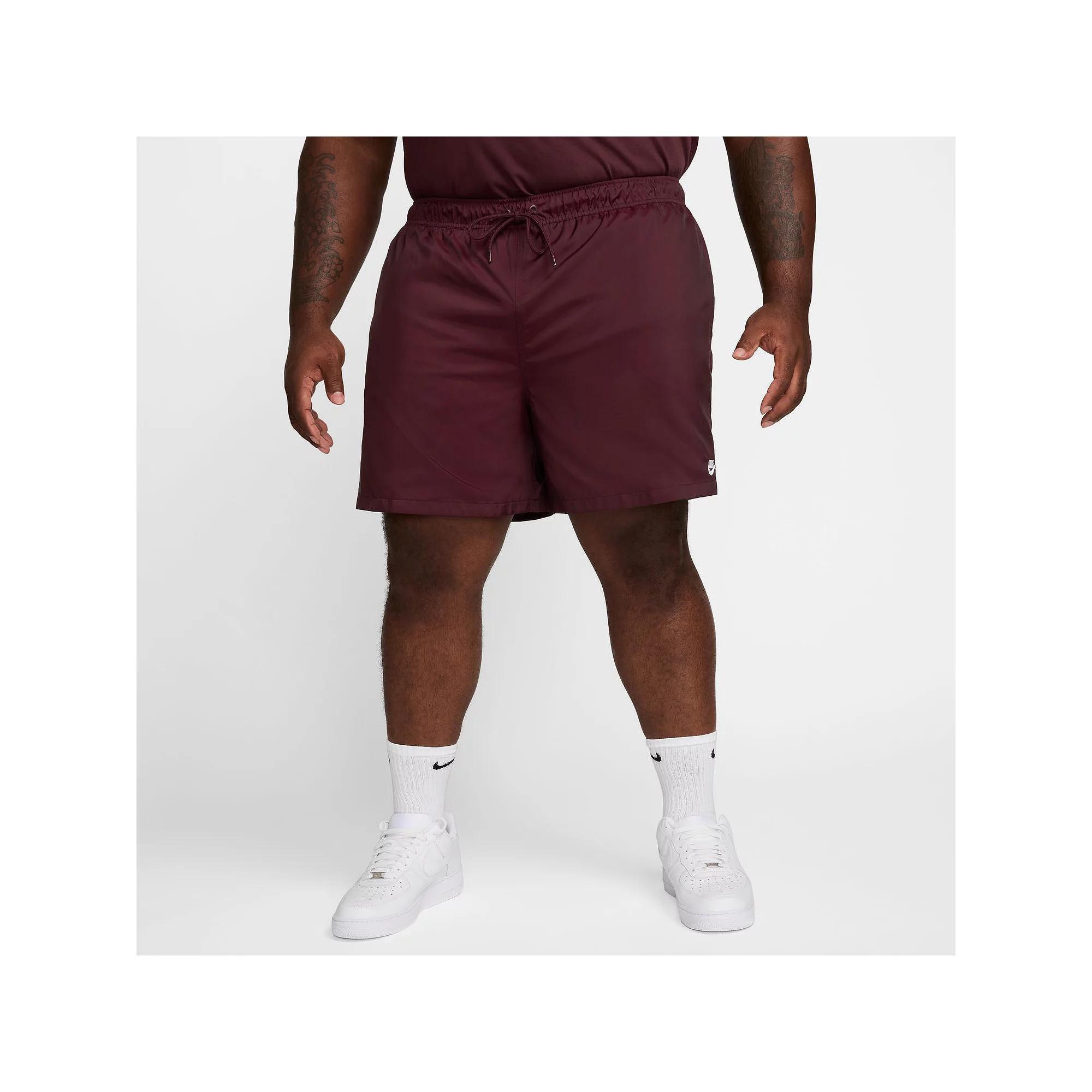 Big & Tall Nike Club Woven Flow Shorts, Men's, Size: Large Tall, Black Product Image