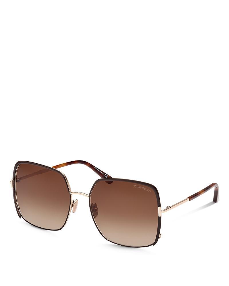 Tom Ford Raphaela Butterfly Sunglasses, 60mm Product Image