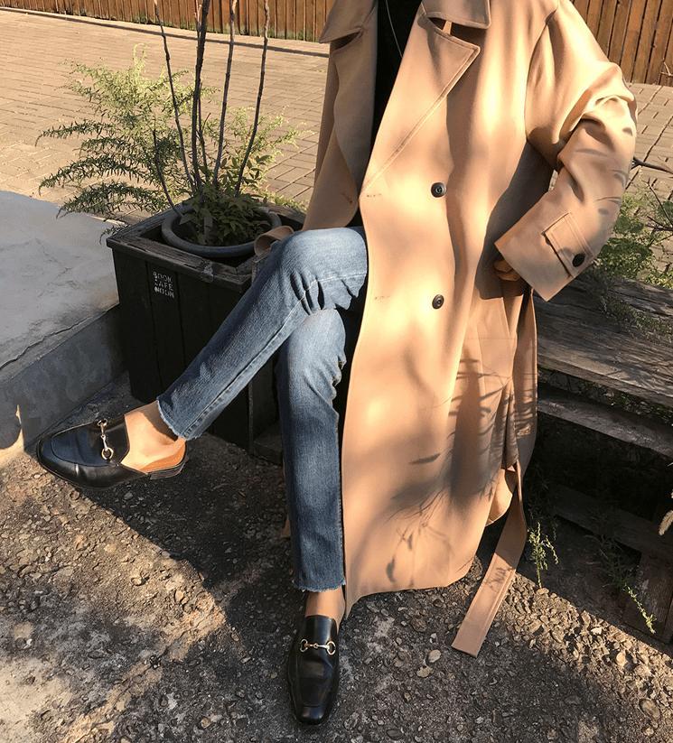 RT No. 2791 BELT TRENCH COAT Product Image